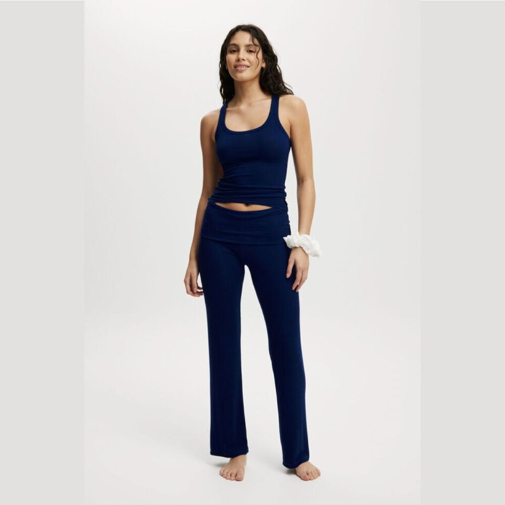 COTTON ON - SLEEP RECOVERY TANK AND ROLL WAIST PANT SET - Size M